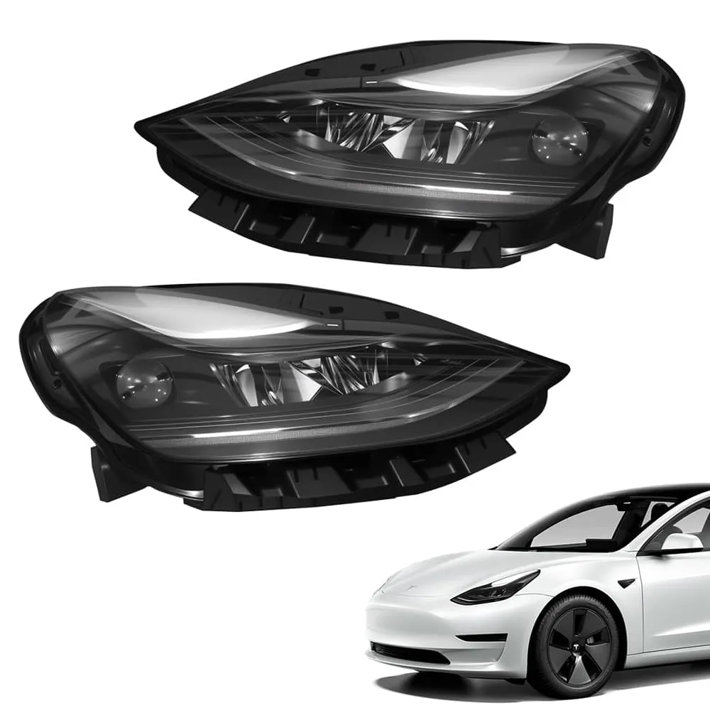 Tesla Model 3 / Model Y-ის წინა ფარები — მარჯვენა და მარცხენა