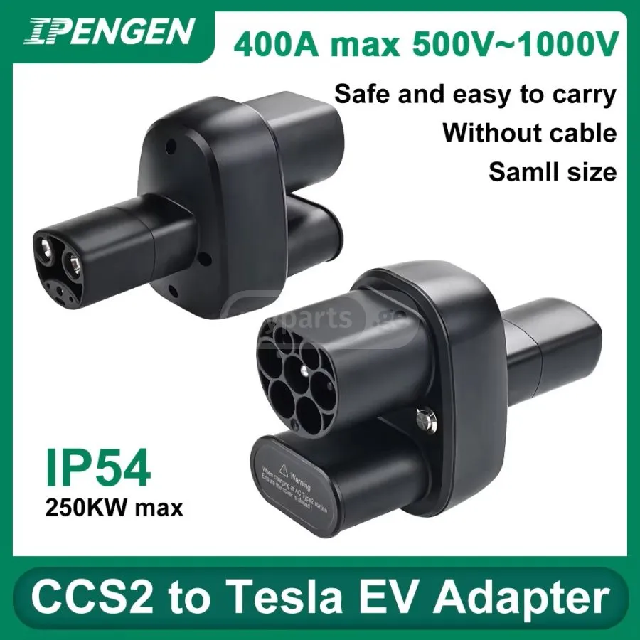 Tesla CCS2 + Type 2 - NACS ადაპტორი (კომბინირებული სწრაფი დამტენი)